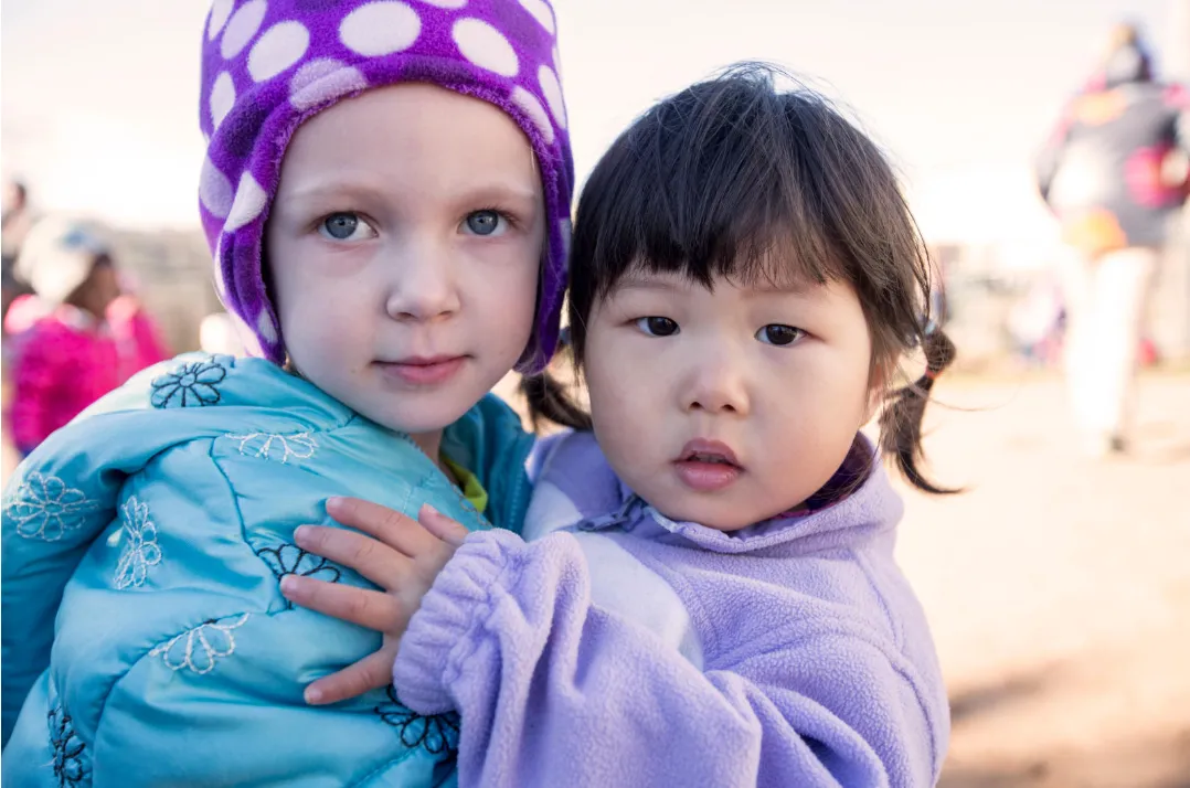 Two little girls