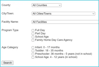 Child Care Directory Search